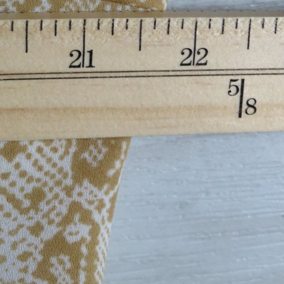 Donizetti* Women's Long Sleeve Button Down Curved Hem Snake Print Blouse~Size 14 - Picture 6 of 9